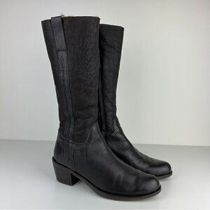 Pollini Way Out Tall Knee High Leather Boot Brown Women's sz IT 38 US sz…